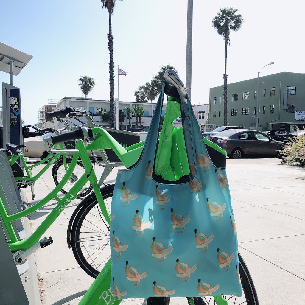 Wild Banana Roll-Up Reusable Tote Bag