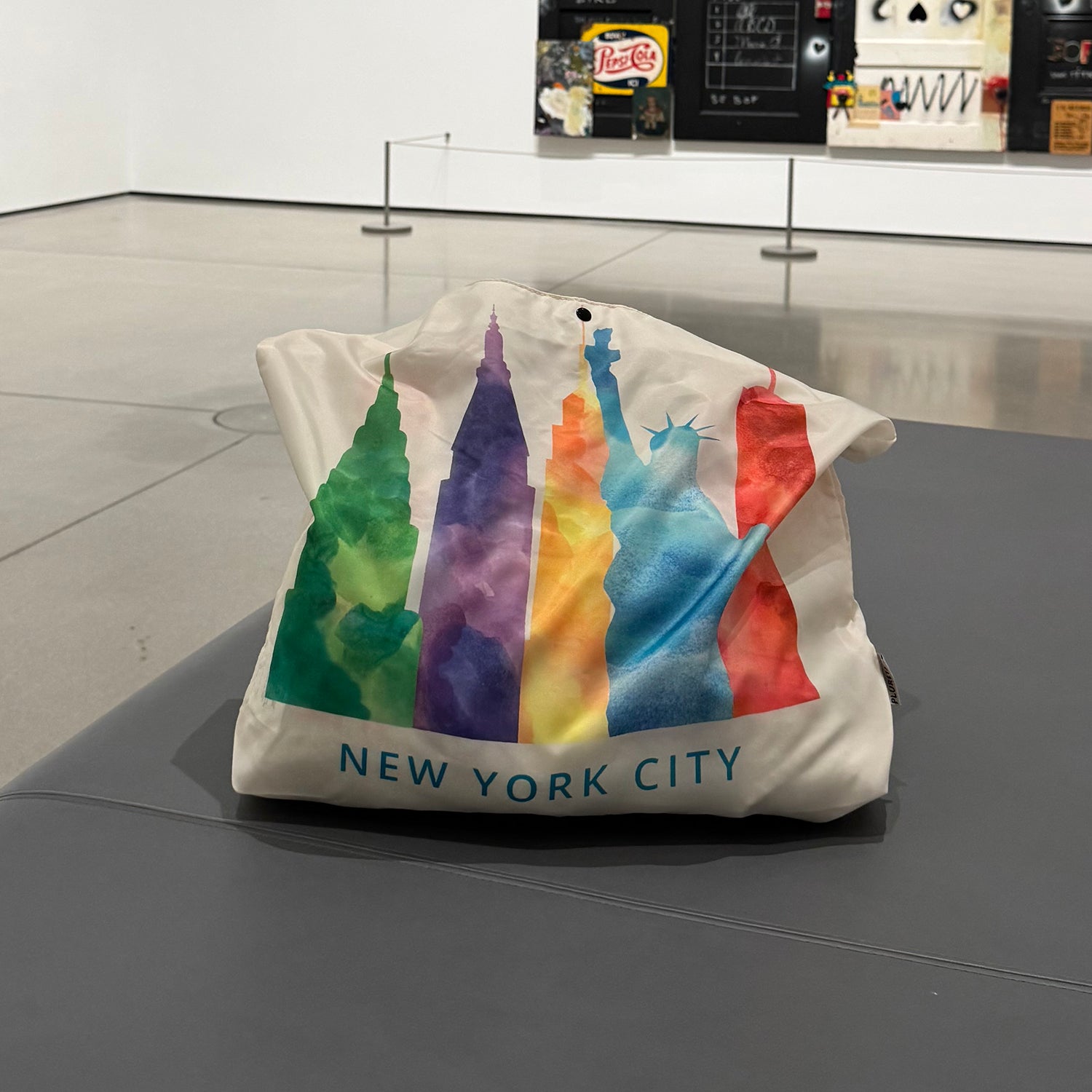 Exquisite NY Roll-Up Reusable Tote Bag